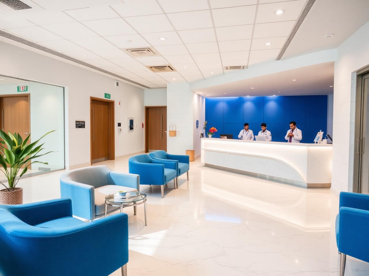 Shree Shivay Hospital reception area